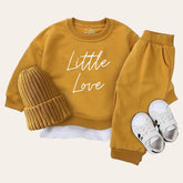 Little love toddler Baby Outfit sweatshirt and pants / baby clothes / infant / baby girl gift / baby shower / baby gift \ baby boy gift