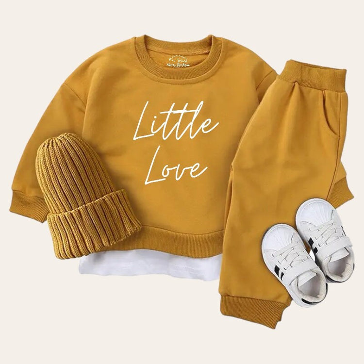 Little love toddler Baby Outfit sweatshirt and pants / baby clothes / infant / baby girl gift / baby shower / baby gift \ baby boy gift