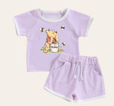 Baby & toddler Pooh Clothing set, outfit, shirt, shorts, baby girl , baby clothes, baby shower, gift, baby boy