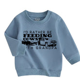 Baby & toddler farm sweatshirt / baby clothes / toddler shirt / baby girl / baby boy / baby shower / baby gift / baby western / baby cow