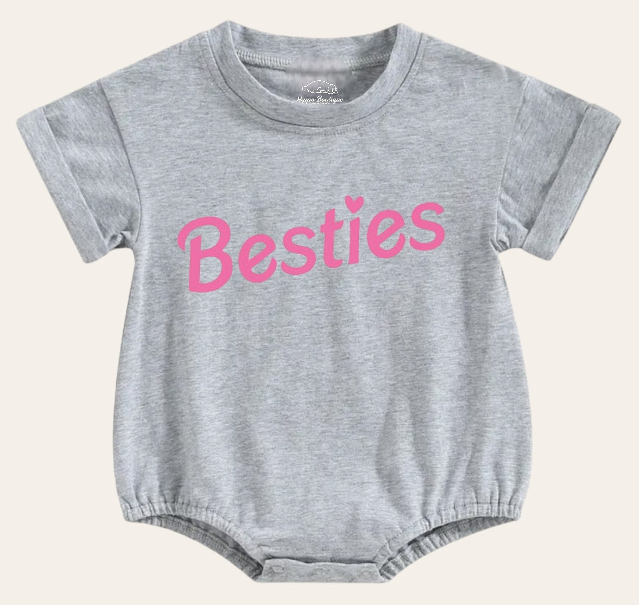Bestie Newborn baby and toddler ROMPER bodysuit, Crewneck, summer wear, cotton clothes SOFT , infant, baby girl gift / baby gift /