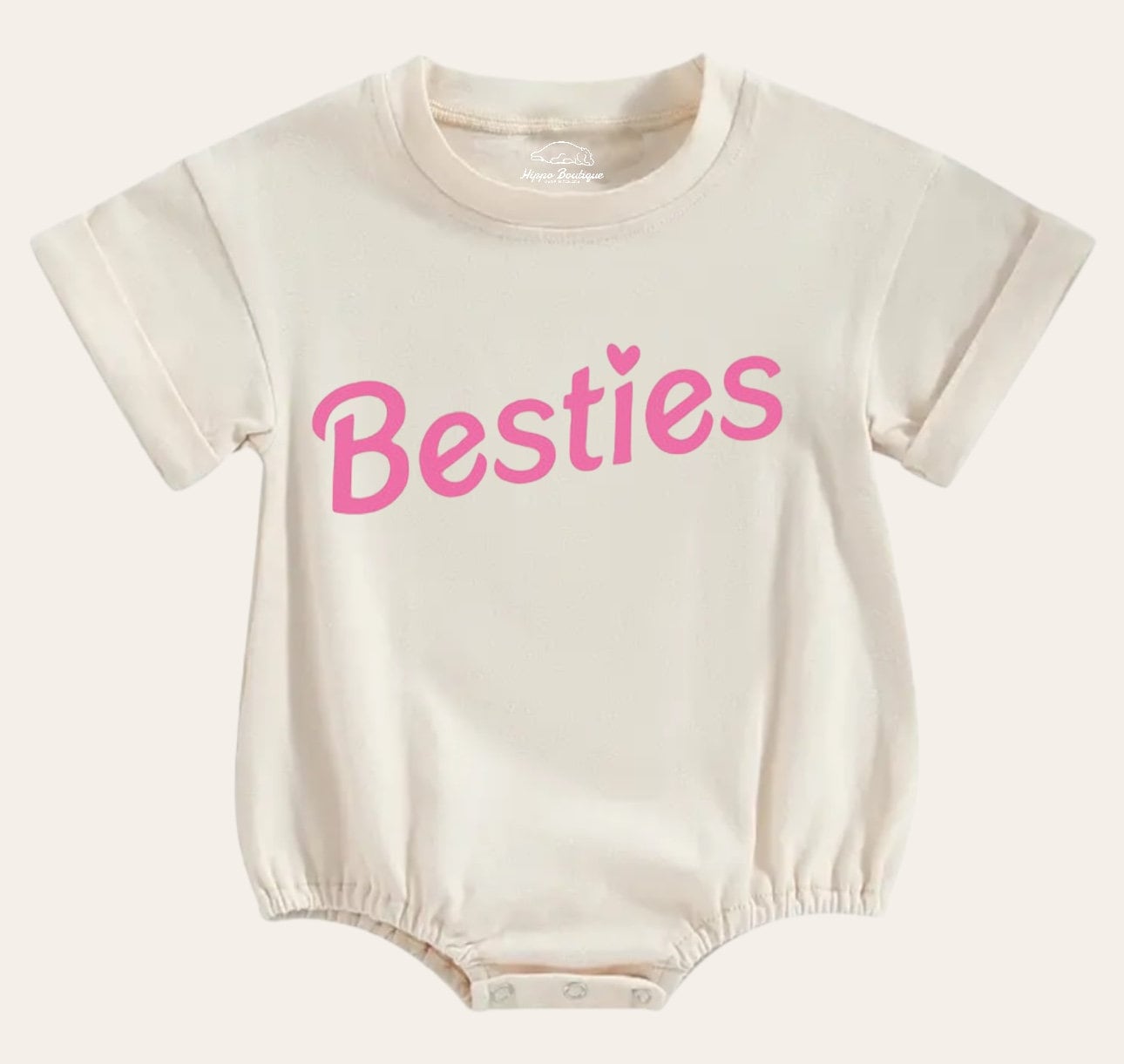 Bestie Newborn baby and toddler ROMPER bodysuit, Crewneck, summer wear, cotton clothes SOFT , infant, baby girl gift / baby gift /