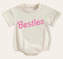 Bestie Newborn baby and toddler ROMPER bodysuit, Crewneck, summer wear, cotton clothes SOFT , infant, baby girl gift / baby gift /