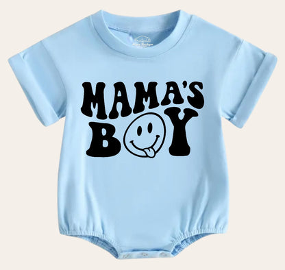 mamas boy Newborn baby and toddler ROMPER bodysuit, Crewneck, summer wear, cotton clothes SOFT , infant, baby girl gift / baby boy gift /