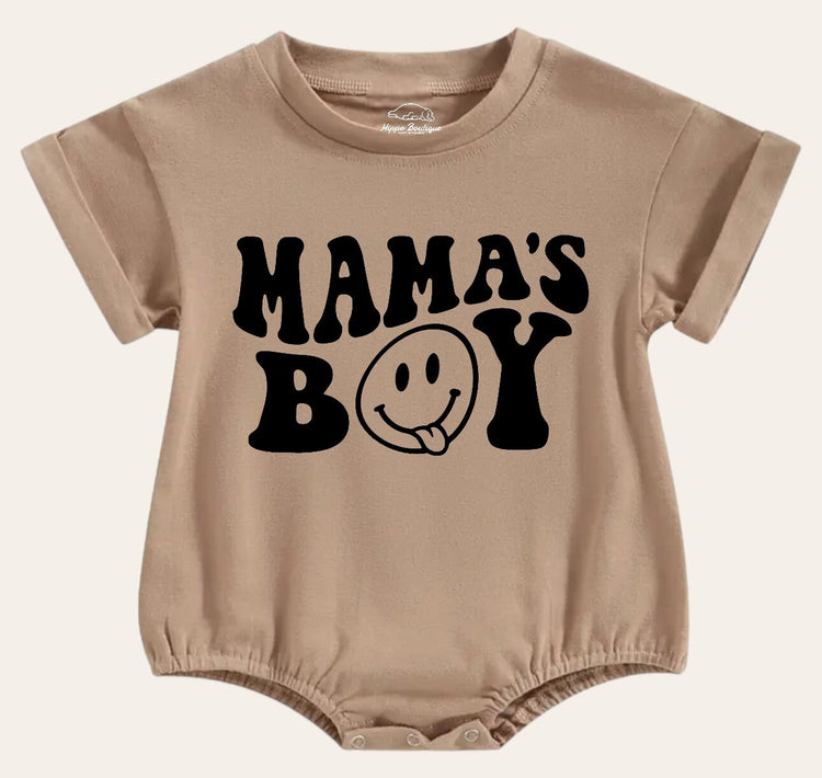 mamas boy Newborn baby and toddler ROMPER bodysuit, Crewneck, summer wear, cotton clothes SOFT , infant, baby girl gift / baby boy gift /
