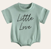 Little love Newborn baby and toddler ROMPER bodysuit, Crewneck, summer wear, cotton clothes SOFT , infant, baby girl gift / baby boy gift /