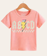 Abcd Baby & toddler tshirt / baby clothes / toddler shirt / baby girl / baby boy / baby shower / baby gift / baby daycare / school shirt