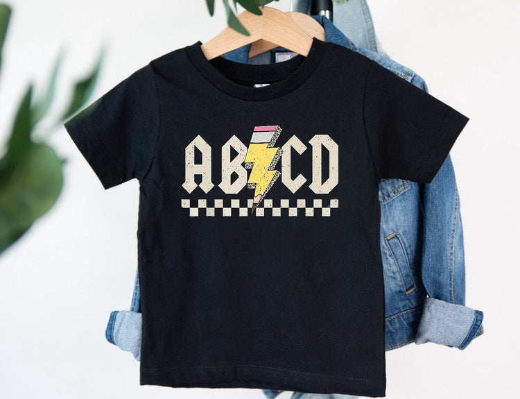 Abcd Baby & toddler tshirt / baby clothes / toddler shirt / baby girl / baby boy / baby shower / baby gift / baby daycare / school shirt