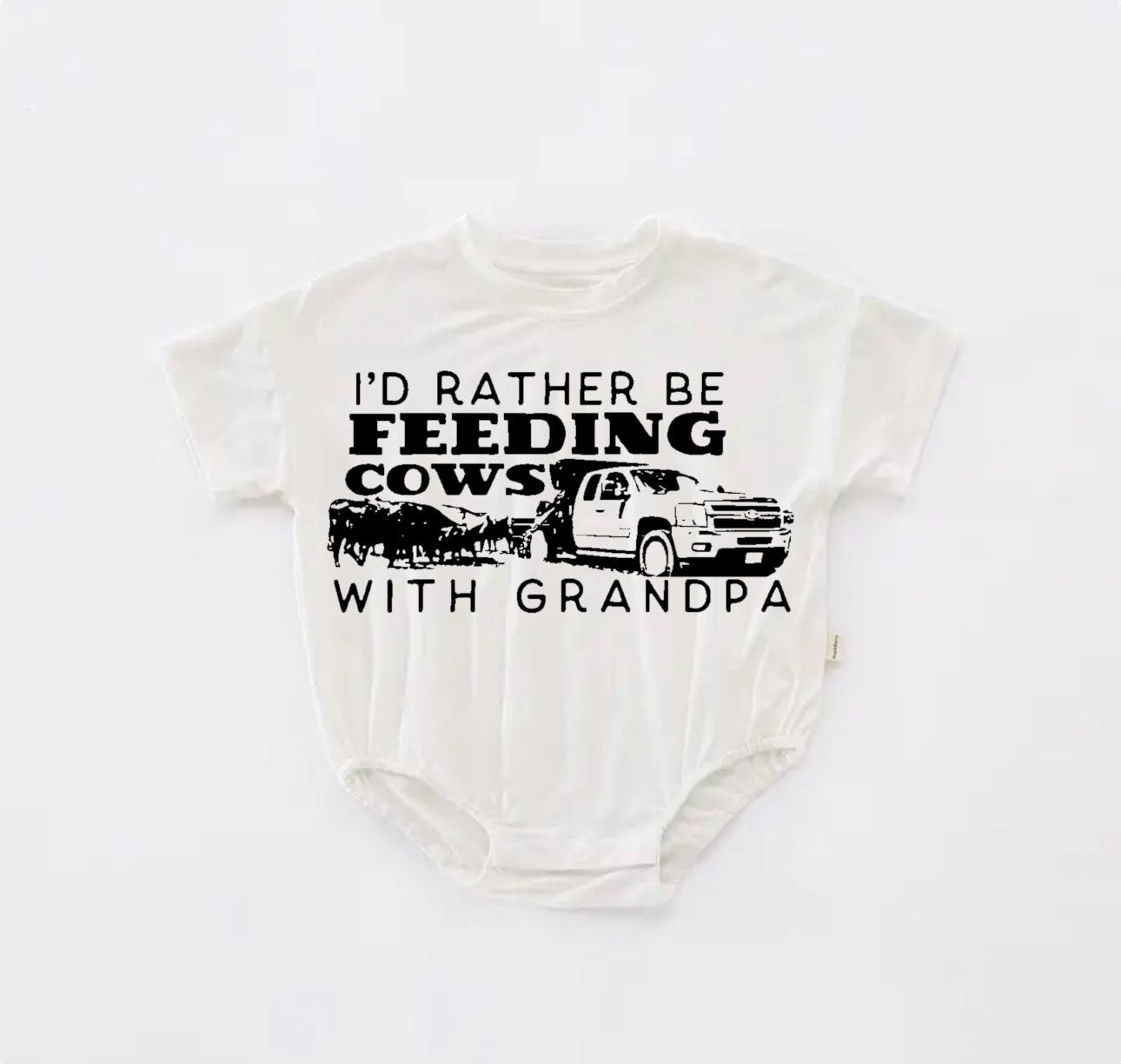 Western Newborn baby and toddler ROMPER bodysuit, Crewneck, summer wear, cotton clothes, infant, baby girl gift / baby boy gift / cow romper