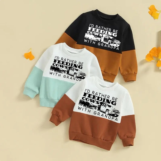 toddler and Baby cow farm sweatshirt | baby western | baby sweatshirt | newborn | Baby Gift | Baby Boy gift, baby girl gift, toddler western