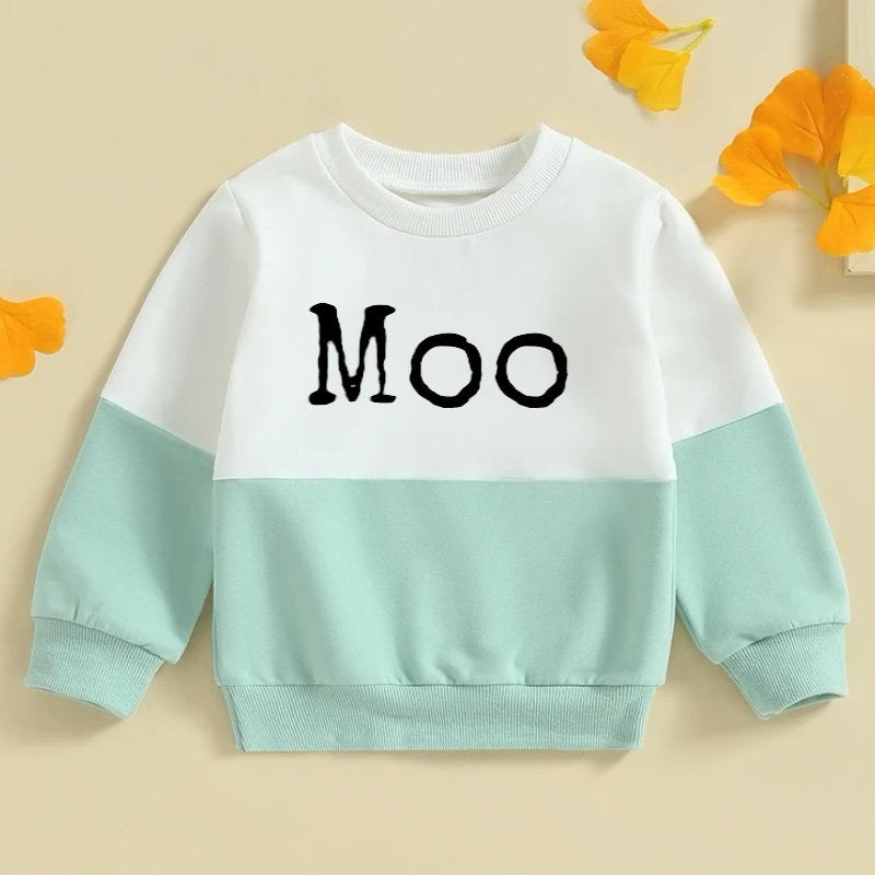 toddler and Baby cow farm sweatshirt | baby western | baby sweatshirt | newborn | Baby Gift | Baby Boy gift, baby girl gift, toddler western