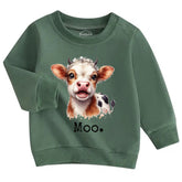 Western Baby & toddler cow sweatshirt / baby clothes / baby girl / baby boy / baby shower / baby gift / baby western / baby cow