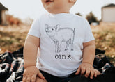 Baby & toddler pig tshirt / baby clothes / toddler shirt / baby girl / baby boy / baby shower / baby gift / baby western shirt / pig shirt