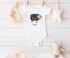 Baby farm Onesie with sheep baa print,