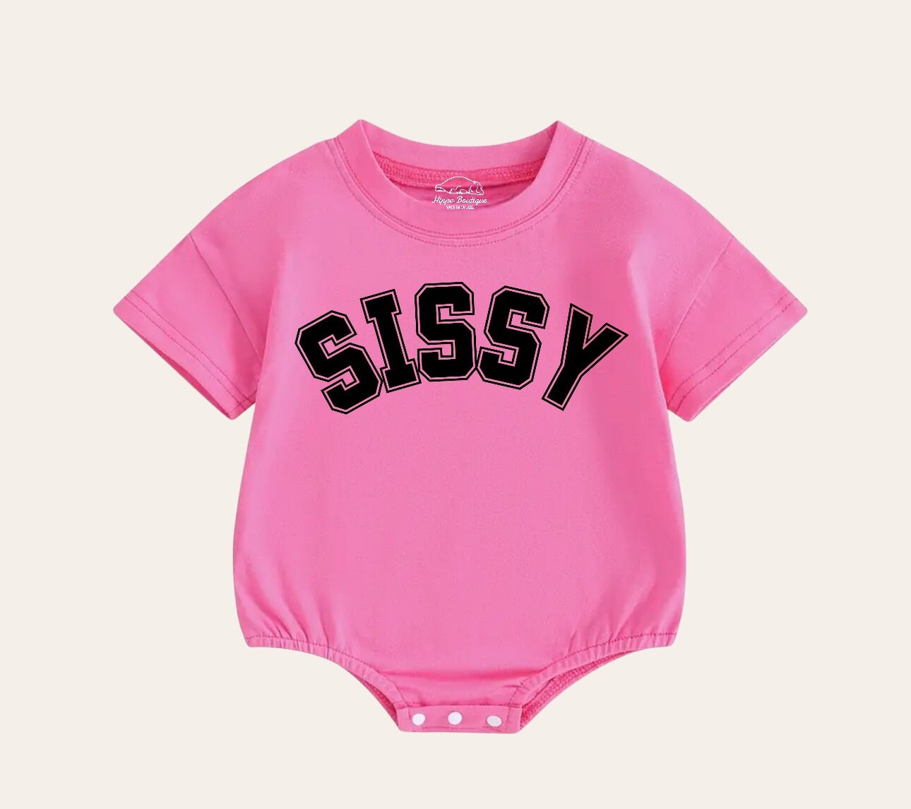 sissy baby ROMPER bodysuit, baby Crewneck, lil sis, baby cotton, infant, baby girl gift, baby sister gift, newborn gift, baby bubble