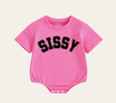 sissy baby ROMPER bodysuit, baby Crewneck, lil sis, baby cotton, infant, baby girl gift, baby sister gift, newborn gift, baby bubble