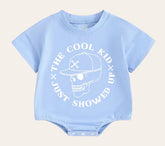 Cool kid baby ROMPER bodysuit, baby Crewneck, summer, baby cotton, infant, baby girl gift, baby boy gift, newborn gift, baby bubble