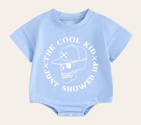 Cool kid baby ROMPER bodysuit, baby Crewneck, summer, baby cotton, infant, baby girl gift, baby boy gift, newborn gift, baby bubble
