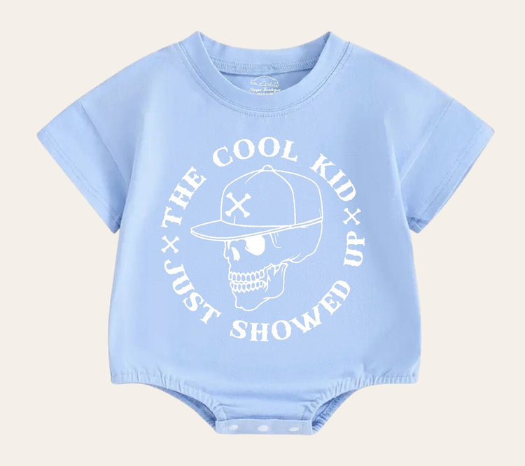 Cool kid baby ROMPER bodysuit, baby Crewneck, summer, baby cotton, infant, baby girl gift, baby boy gift, newborn gift, baby bubble