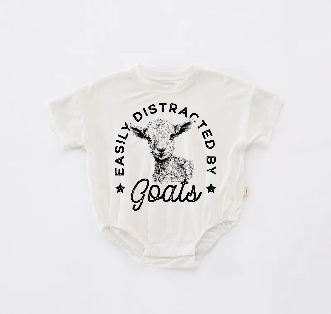 Goats Baby western t-shirt bubble ROMPER jumpsuit, infant clothes, baby western shirt, baby boy girl, baby shower gift, toddler