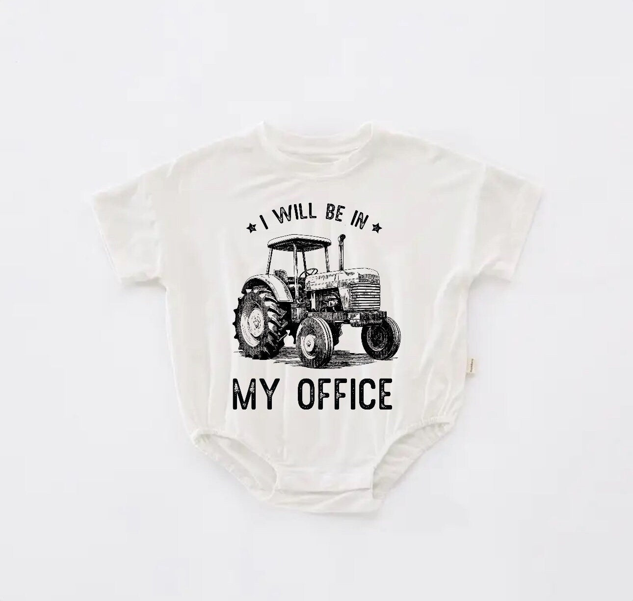 tractor Baby western t-shirt bubble ROMPER jumpsuit, infant clothes, baby western shirt, baby boy girl, baby shower gift, toddler