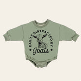 Goats Baby Sweatshirt Romper, baby romper, baby clothes, baby girl, baby boy, baby gift, newborn gift, western baby