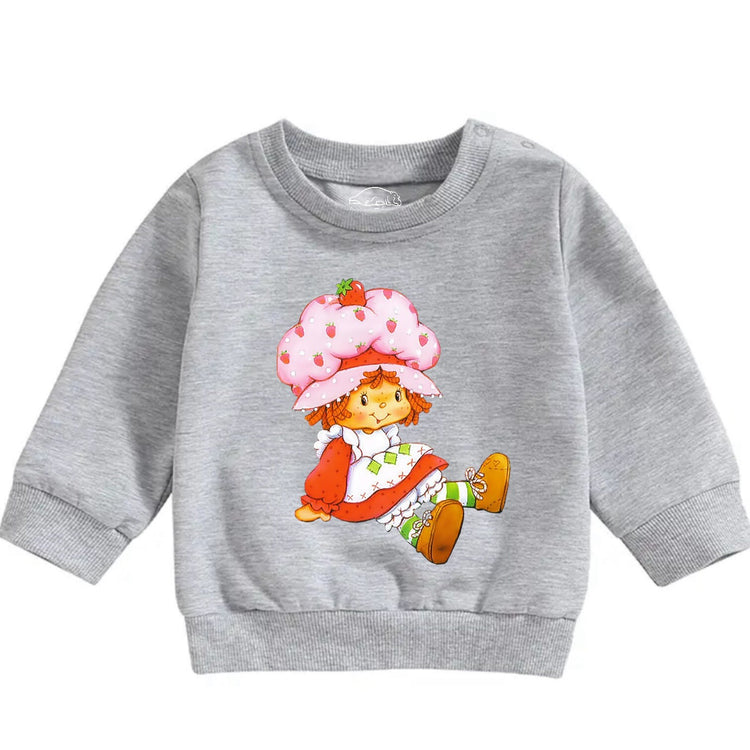 Baby & toddler strawberry sweatshirt / baby clothes / toddler sweatshirt / baby girl / baby boy / baby shower / baby gift / baby sweatshirt