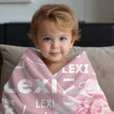Rose flower Baby blanket, baby gift, newborn gift, personalized name, stroller blanket, baby shower gift, baby girl gift, floral blanket