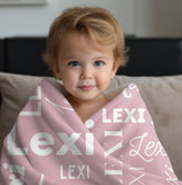 Baby blanket, baby gift, newborn gift, personalized name, stroller blanket, baby shower gift, baby girl gift, baby boy blanket