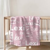 Baby blanket, baby gift, newborn gift, personalized name, stroller blanket, baby shower gift, baby girl gift, baby boy blanket