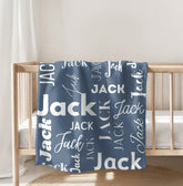 Baby blanket, baby gift, newborn gift, personalized name, stroller blanket, baby shower gift, baby girl gift, baby boy blanket