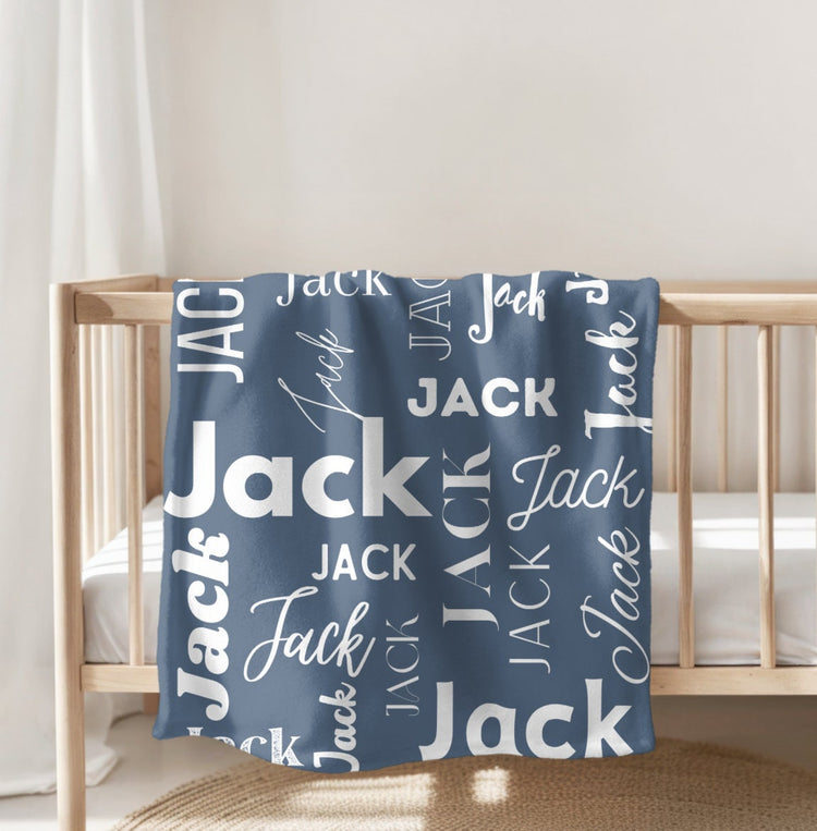 Baby blanket, baby gift, newborn gift, personalized name, stroller blanket, baby shower gift, baby girl gift, baby boy blanket