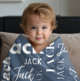 Baby blanket, baby gift, newborn gift, personalized name, stroller blanket, baby shower gift, baby girl gift, baby boy blanket